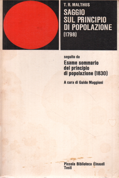 Essay on the principle of population (179