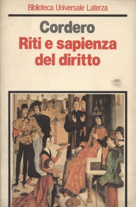 Riti e sapienza del diritto