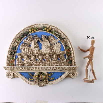 Formella in Maiolica Società Ceramica