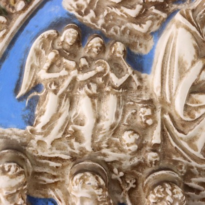 Formella in Maiolica Società Ceramica