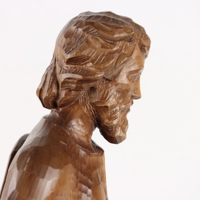 Saint Joseph Carpenter Wooden Sculpture M