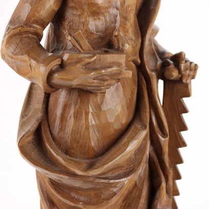 Saint Joseph Carpenter Wooden Sculpture M