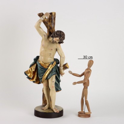 Saint Sebastian Wooden Statue Manufactured