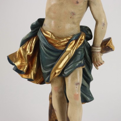 Saint Sebastian Wooden Statue Manufactured