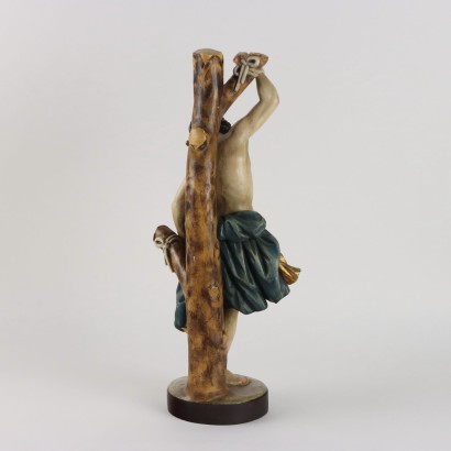 Saint Sebastian Wooden Statue Manufactured