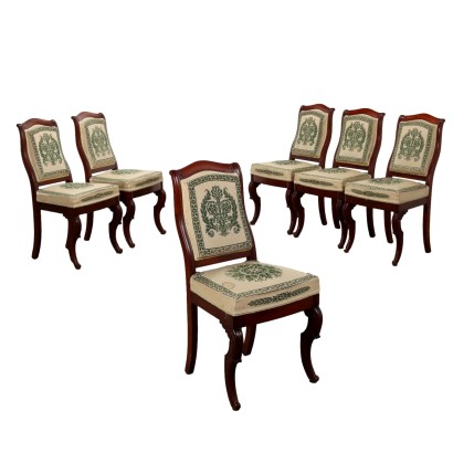 Chaises Anciennes Louis Philippe Acajou France XIXe Siècle