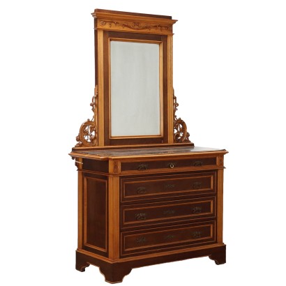 Dresser with mirror