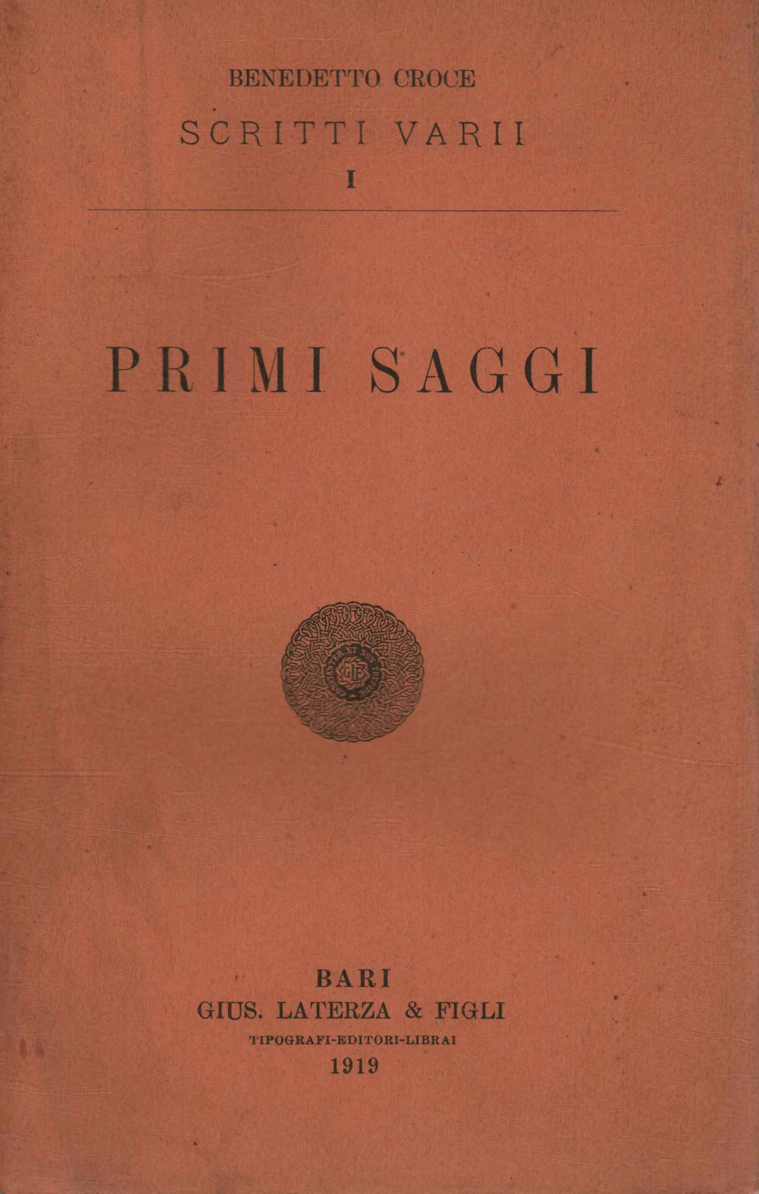 Primi saggi