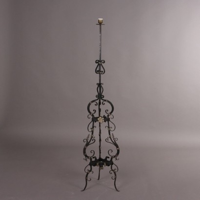 Antique Candelabra Neo-Renaissance Style Iron Italy XX Century