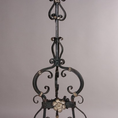 Candelabro de hierro forjado