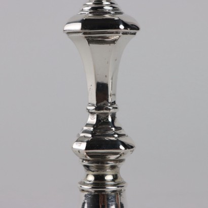 Pair of Silver Candlesticks Ricci