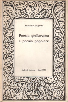 Poesia giullaresca e poesia popolare