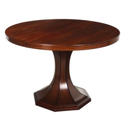 Table Vintage Plaquée Bois Exotique Italie Années 60