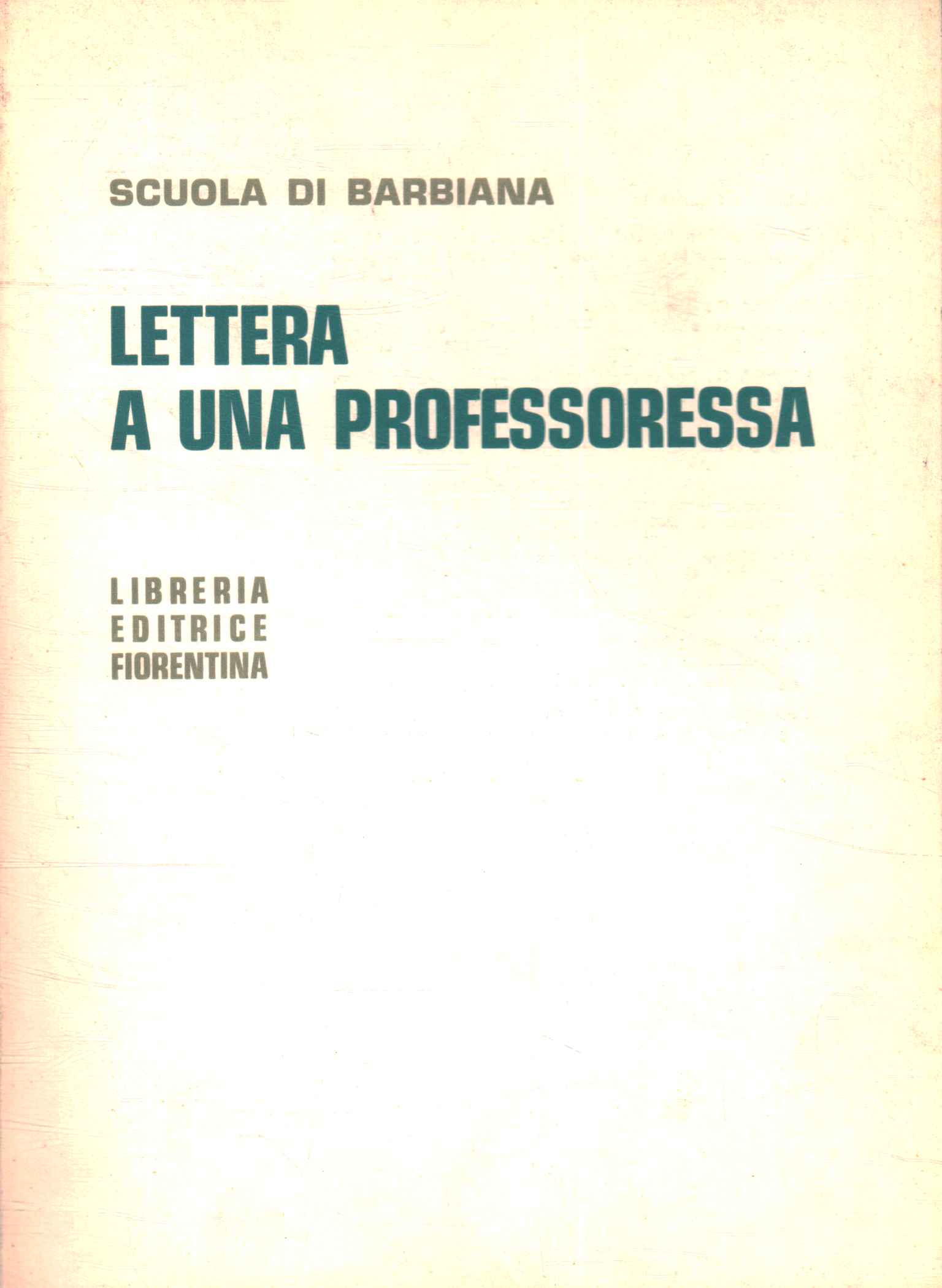 Lettera a una professoressa