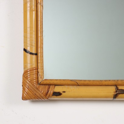 80's Bamboo Mirror