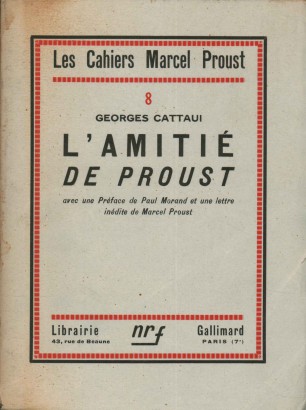 L'amitiè de Proust