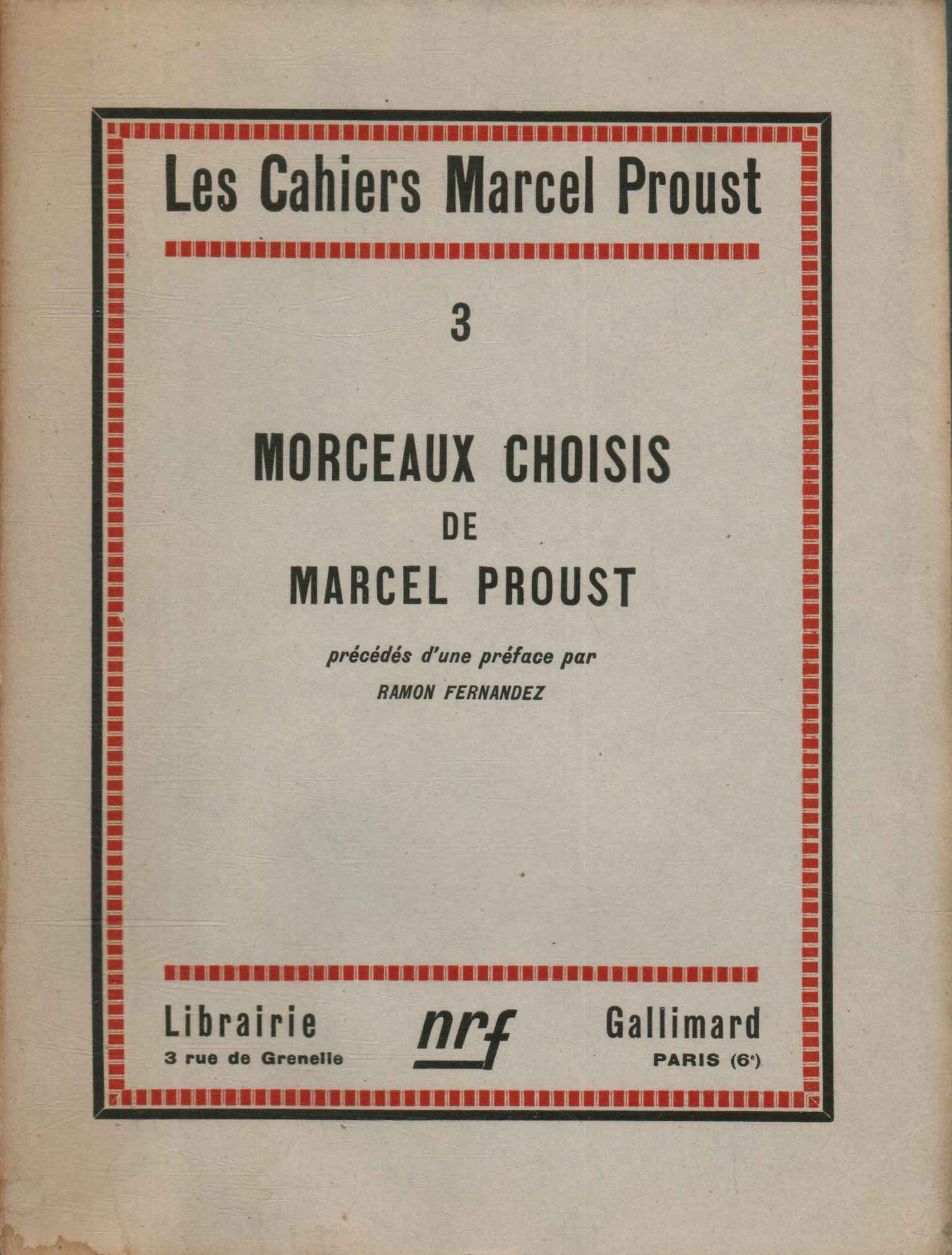 Auserwählte Morceaux von Marcel Proust