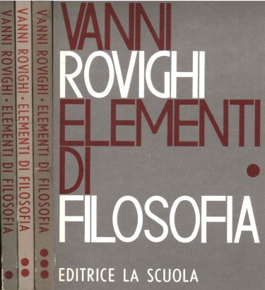 Elementi di filosofia (3 Volumi)