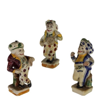 Figurines Anciennes Majolique Manifacture Italienne XIXe Siècle