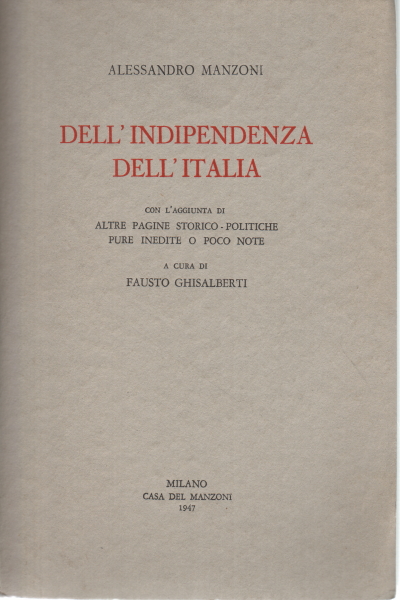 On the independence of Italy