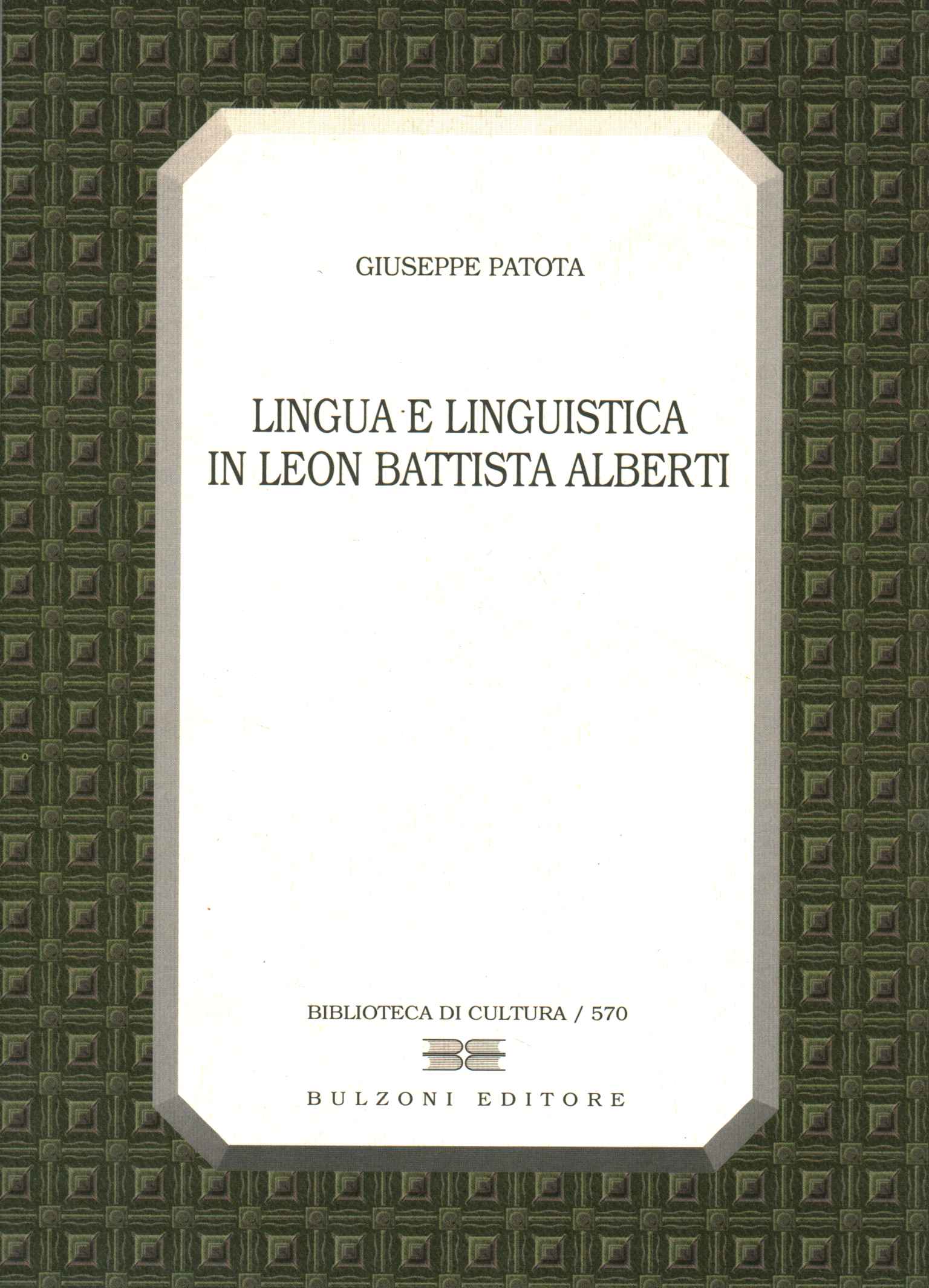 Lingua e linguistica in Leon Battista