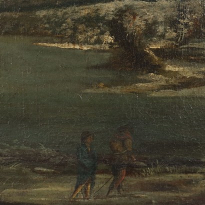 Peindre un paysage d’hiver avec des personnages