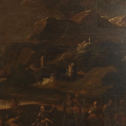 Painting Landscape with Preaching Scene,Landscape with Preaching Scene