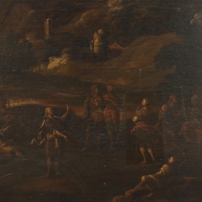 Painting Landscape with Preaching Scene,Landscape with Preaching Scene