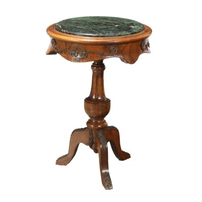 Table Basse Ancienne Hêtre Italie XXe Siècle