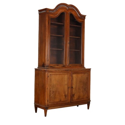 Antique Cupboard Neoclassical Style Walnut XIX Century