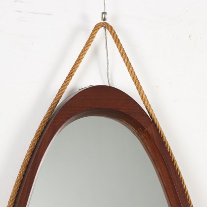 Miroir vintage en teck des années 1960