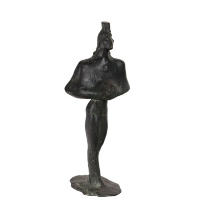 Antike Skulptur Bronze Signiert Marcello Pietrantoni Italien XX Jhd