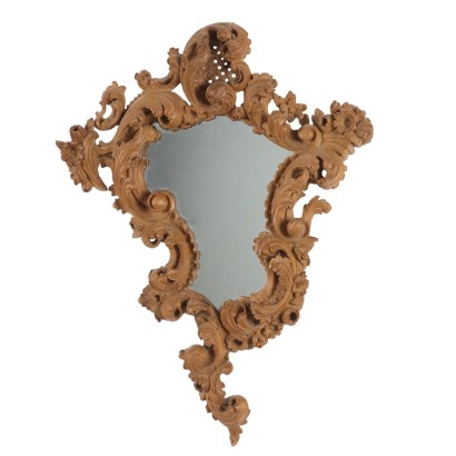 Miroir Ancien Style Rococo Pin Italie du XXe Siècle