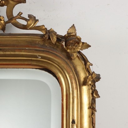 Miroir, Miroir en Bois Doré