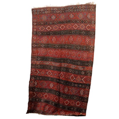 Antiker Kilim Teppich Wolle Feiner Knoten Marokko 290 x 168 cm