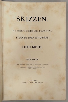 Skizzen von Otto Rieth,Skizzen. Architektonische und dekorative s