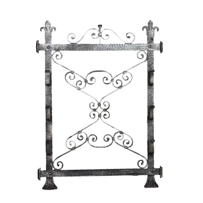 Antique Rifle Rack Wrought Iron Italy XX Century