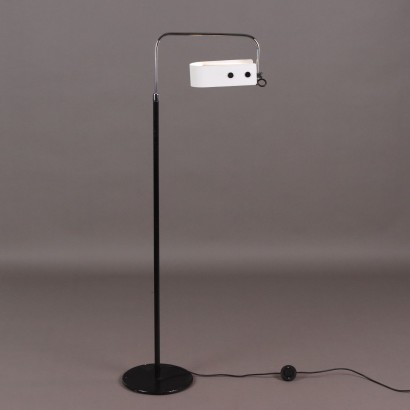 Vintage Floor Lamp Aluminium Metal Italy 1960s-1970s