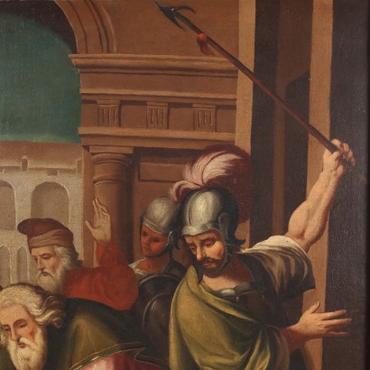 Painting Scene of Repentance of a King