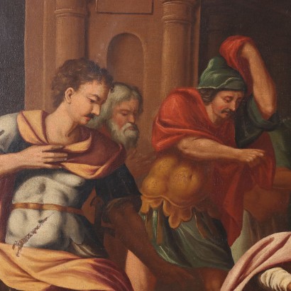 Painting Scene of Repentance of a King