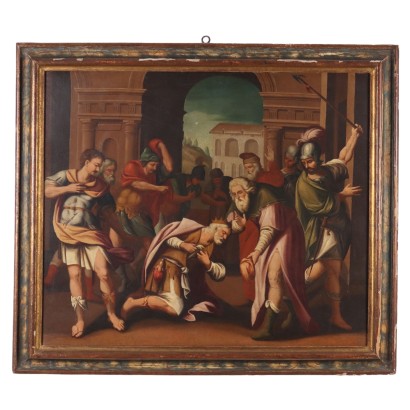 Painting Scene of Repentance of a King