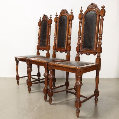 Group of 6 chairs, Group of 6 Umbertine chairs