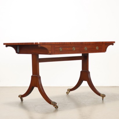 Desk, English Mahogany Writing Desk