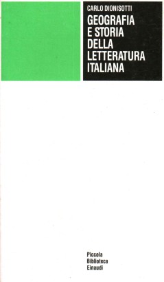 Geografia e storia della letteratura italiana