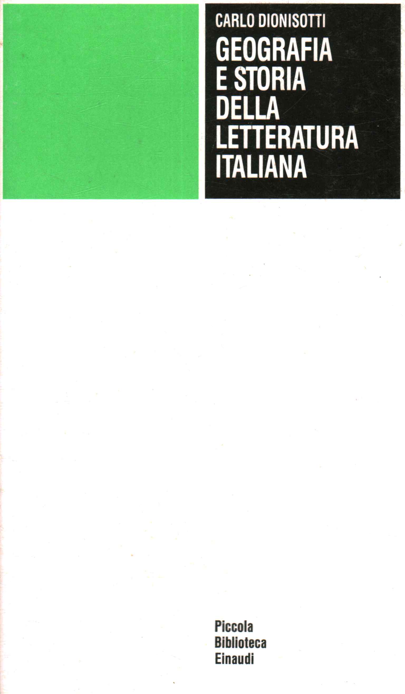 Geografia e storia della letteratura ita