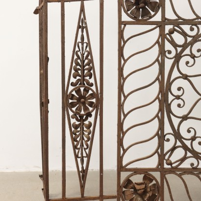 Group of Three Wrought Iron Railings