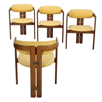 Pozzi Pamplona Chairs Design Augusto Salvini 1960s