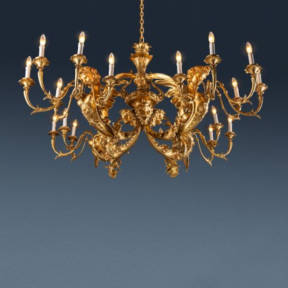 Chandelier, attributable to the workshop of Francesco Morini (1822-1899)