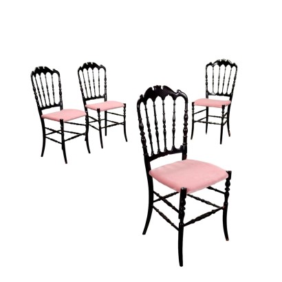 Chaises de style "Chiavarina" des années 50 et 60