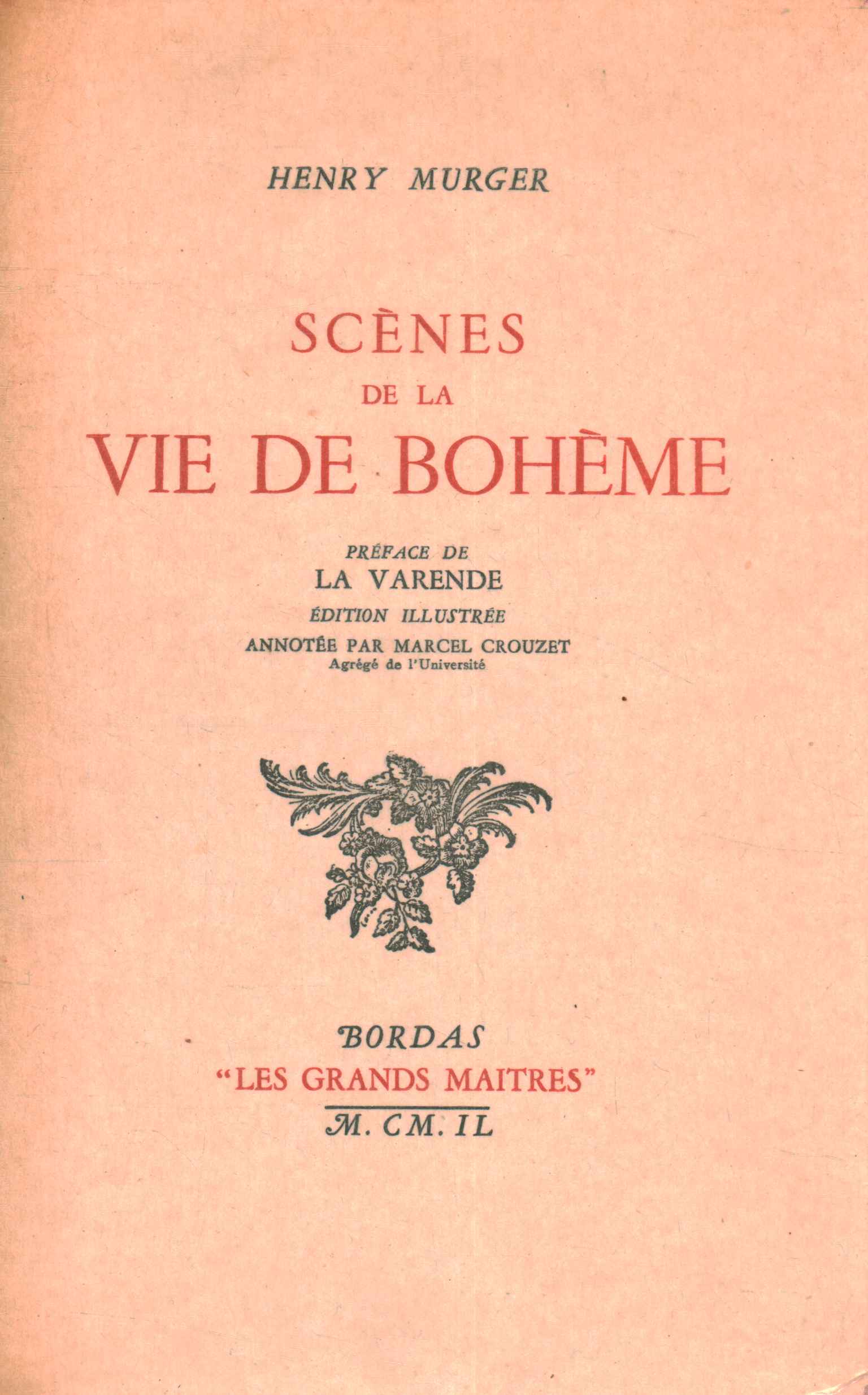 Scenes de la vie de Boheme